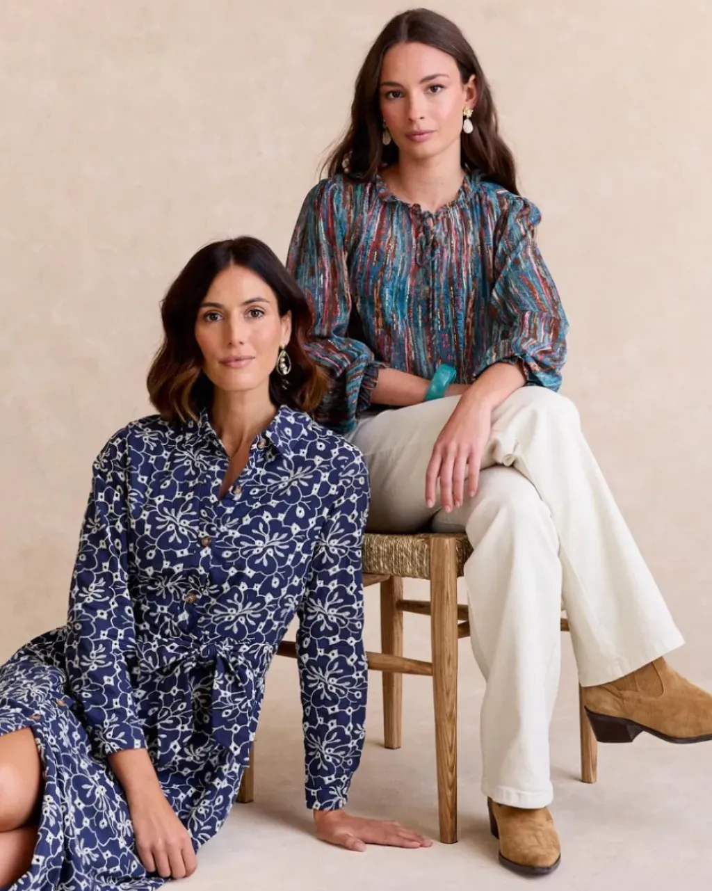 Polin et moi Maternidad|Vestidos Y Monos*Vestido Bordado Isa denim