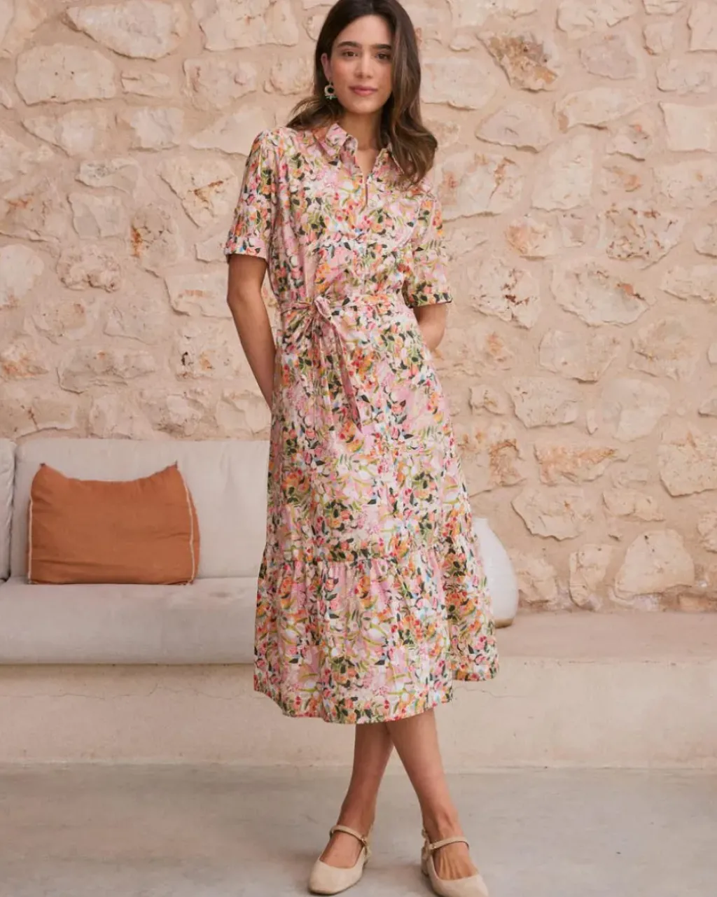 Polin et moi Vestidos Y Monos*Vestido Camisero Caetana Rosa