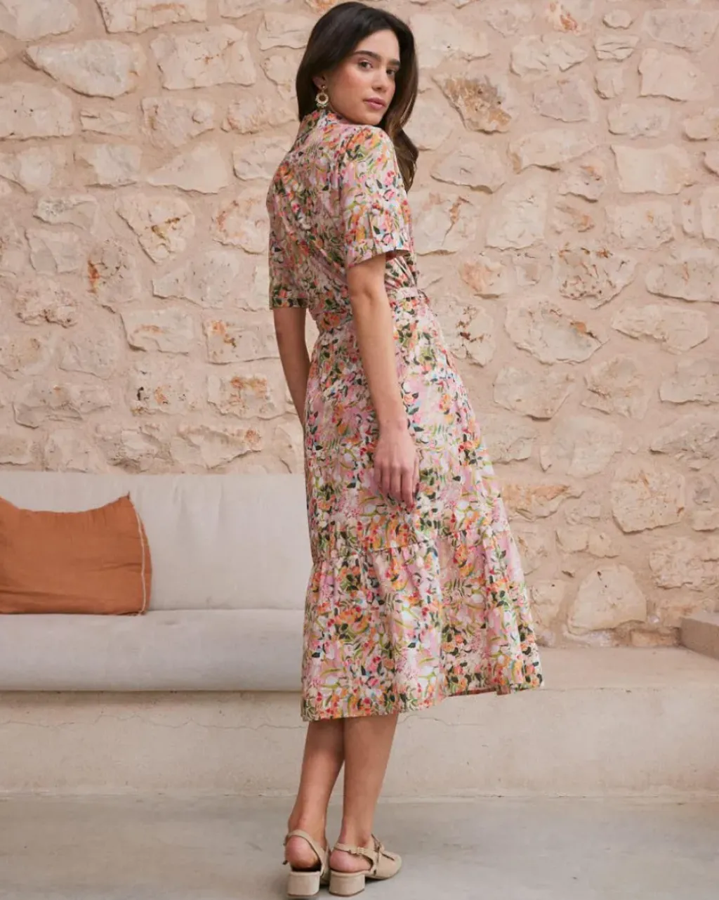Polin et moi Vestidos Y Monos*Vestido Camisero Caetana Rosa