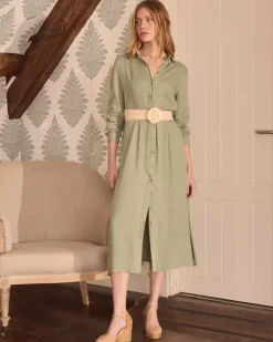 Polin et moi Maternidad|Vestidos Y Monos*Vestido camisero Devon Eucalipto