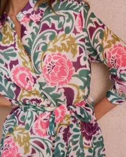 Polin et moi Maternidad|Vestidos Y Monos*Vestido Camisero Geraldine Verdeesmeralda