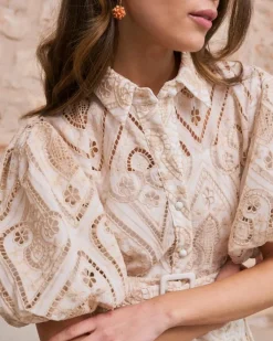 Polin et moi Vestidos Y Monos*Vestido Cinturón Abi BEIGE