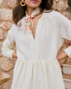 Polin et moi Vestidos Y Monos*Vestido Corto Algodón Pau Crudo