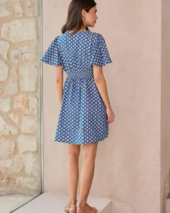 Polin et moi Vestidos Y Monos*Vestido Corto Bordado Naya DENIM