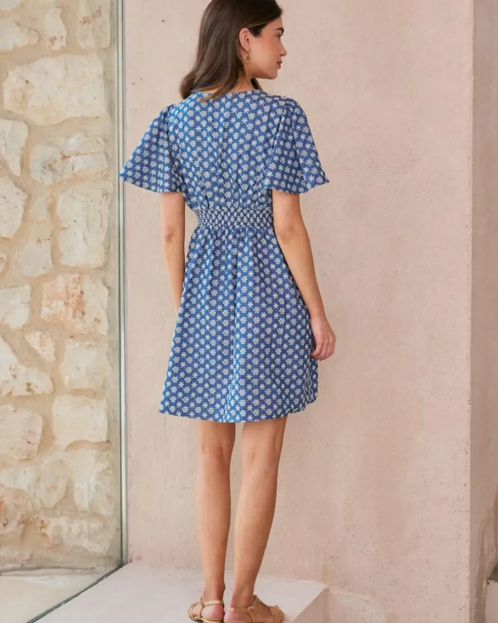 Polin et moi Vestidos Y Monos*Vestido Corto Bordado Naya DENIM