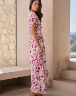 Polin et moi Vestidos Y Monos*Vestido Cruzado Quenda buganvilla