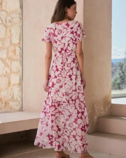 Polin et moi Vestidos Y Monos*Vestido Cruzado Quenda buganvilla