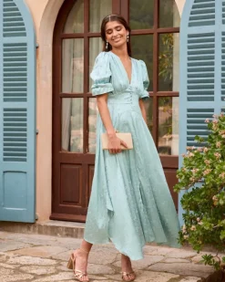 Polin et moi Maternidad*Vestido Escote Silvia Menta