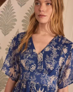 Polin et moi Maternidad|Vestidos Y Monos*Vestido largo Klein azulklein