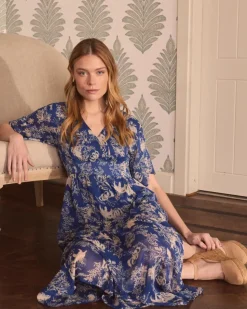 Polin et moi Maternidad|Vestidos Y Monos*Vestido largo Klein azulklein