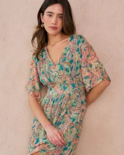 Polin et moi Vestidos Y Monos*Vestido Largo Olivette Verdeesmeralda