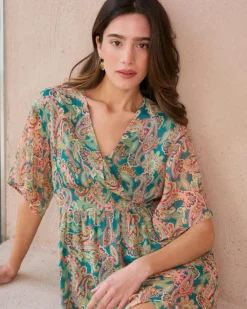 Polin et moi Vestidos Y Monos*Vestido Largo Olivette Verdeesmeralda