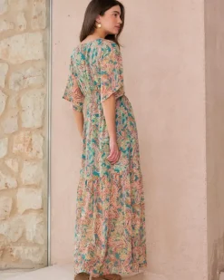 Polin et moi Vestidos Y Monos*Vestido Largo Olivette Verdeesmeralda
