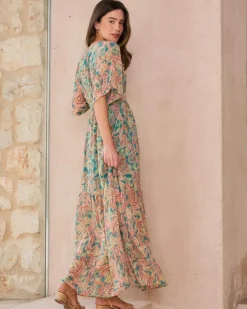 Polin et moi Vestidos Y Monos*Vestido Largo Olivette Verdeesmeralda