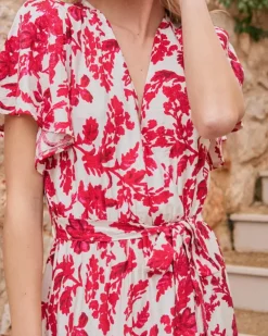 Polin et moi Vestidos Y Monos*Vestido Largo Rosalía Frambuesa