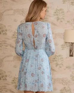 Polin et moi Vestidos Y Monos*Vestido midi flores Felicia denim