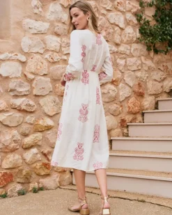 Polin et moi Vestidos Y Monos*Vestido Midi Mel Crudo