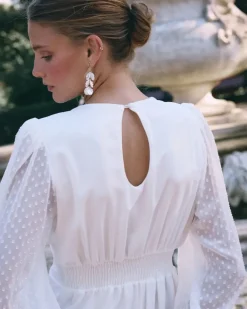 Polin et moi Novia*Vestido Novia Azalea blanco