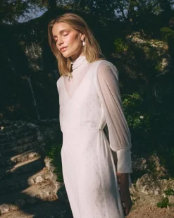 Polin et moi Novia*Vestido Novia Francisca blanco