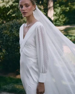 Polin et moi Novia*Vestido Novia Margarita blanco