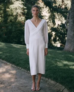 Polin et moi Novia*Vestido Novia Margarita blanco