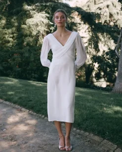 Polin et moi Novia*Vestido Novia Margarita blanco