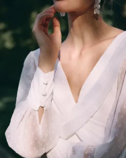 Polin et moi Novia*Vestido Novia Margarita blanco