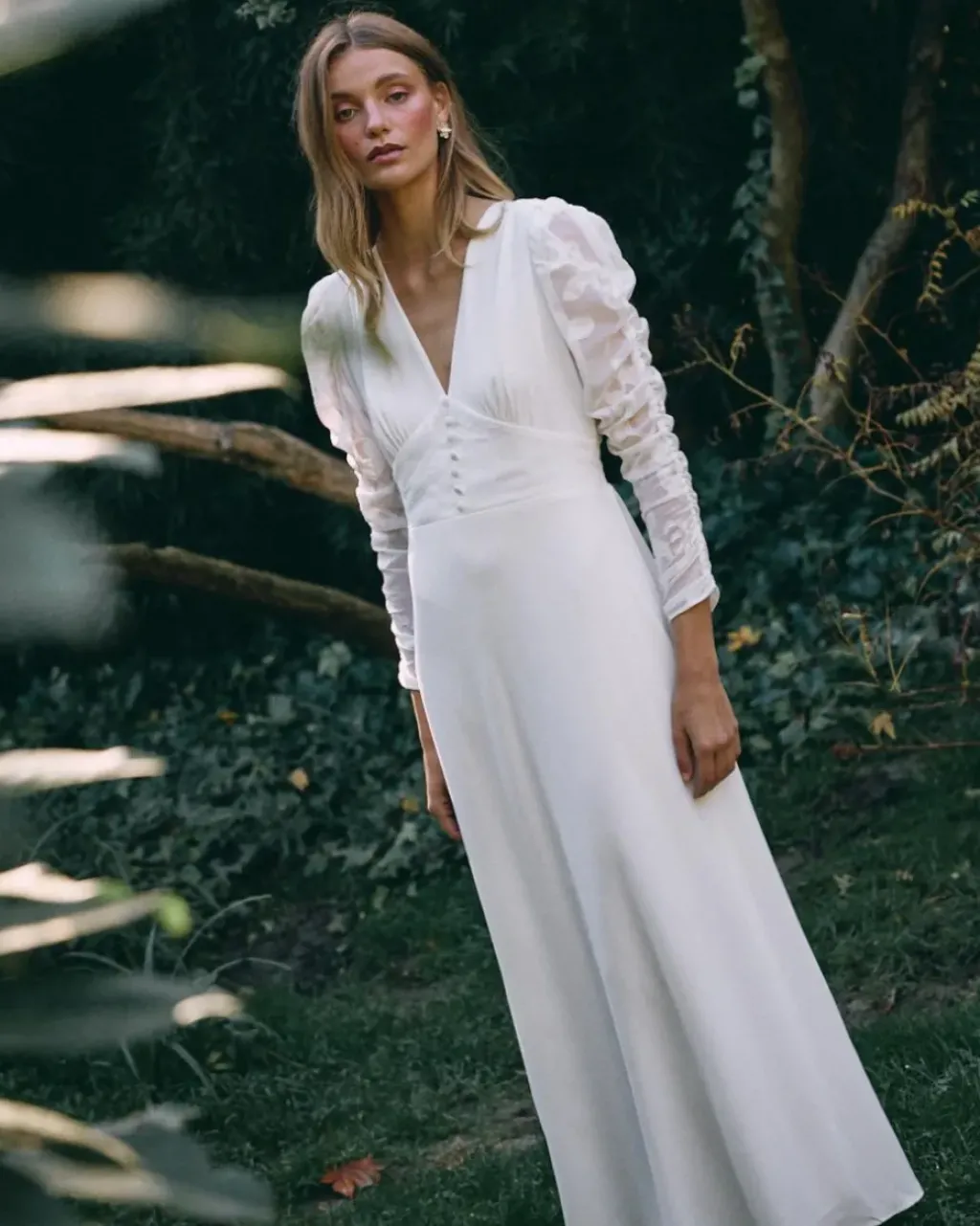 Polin et moi Novia*Vestido Novia Silvina blanco