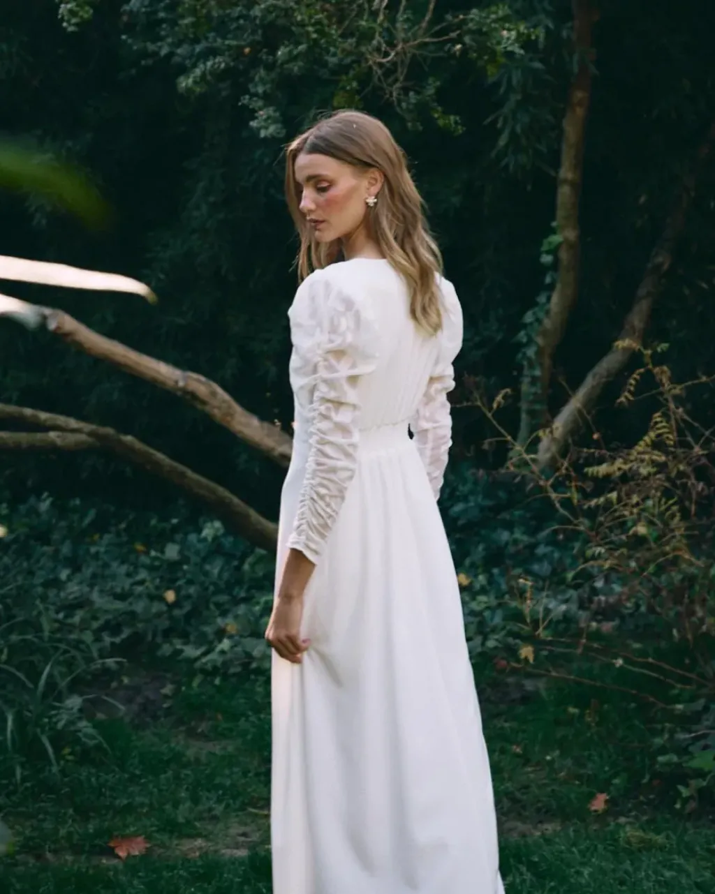 Polin et moi Novia*Vestido Novia Silvina blanco