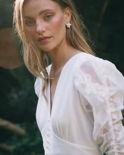 Polin et moi Novia*Vestido Novia Silvina blanco