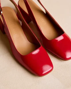 Polin et moi Zapatos De Tacón*Zapato Destalonado Lulu Rojo
