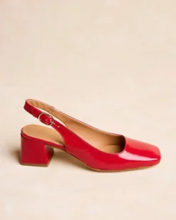Polin et moi Zapatos De Tacón*Zapato Destalonado Lulu Rojo