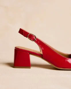 Polin et moi Zapatos De Tacón*Zapato Destalonado Lulu Rojo