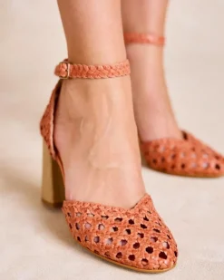 Polin et moi Zapatos De Tacón|Trenzados*Zapato Trenzado Calmia NARANJA
