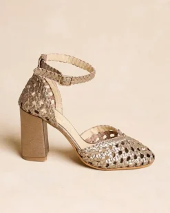 Polin et moi Zapatos De Tacón|Trenzados*Zapato Trenzado Linda Bronce